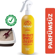 Metapet Parfümsüz Özel Kedi Kumu Koku Giderici, Doğal Ve Kokusuz/naturel Kedi Tuvaleti Için Sprey, 400 ml