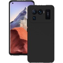 Lenax Leather Xiaomi Mi 11 Ultra Kılıf Kamera Korumalı Silikon Rubber Arka Kapak