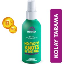 Metapet Kediler Için Kolay Tarama Spreyi, Kıtık Açıcı, Tüy Dökümü Dökülme Engelleyici Bakımı Sağlığı Spreyi