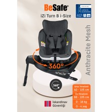 BeSafe Izi Turn B i-Size 0-18kg Oto Koltuğu Anthracite Mesh