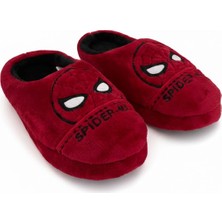 SPIDERMAN - Spiderman Şekilli Kırmızı Erkek Ev Terliği