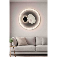 Luna Taş Desen LED Avize