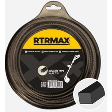 RTRMAX RTY339 Tırpan Misinası Kare Siyah 4.0 mm x 29 mt