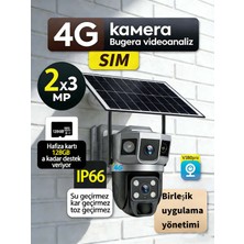 Conio 7/24 Profesyonel Dış Güvenlik: 6mp Sım, Mobil Ptz, Hareket Algı & Alarm, Gece ve Yağmurda Net, Sesli