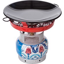 Aygaz Süper Kamp Ocağı Dar Çember - Çift Taraflı Sac Kavurma ve Gözleme Tavası