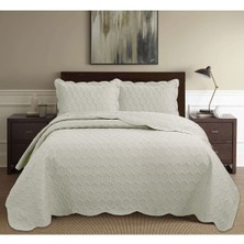 Bella Home Honey Comb 3D Çift Kişilik Yatak Örtüsü Seti (3 Parça) - 260X240 cm