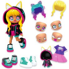 Animakii Bebek ve Aksesuar Seti - Gamer ve Cyberpunk