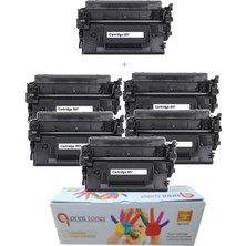 QPrint Canon Çipli CRG057 5 + 1 Ekonomik Paket Garantili Uyumlu Toner LBP223DW LBP226DW Muadil Toner