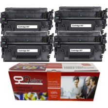 Qstar Canon Crg 057 4'lü Ekonomik Paket Garantili Uyumlu Toner LBP223 LBP226 LBP228 LBP233 Muadil Toner