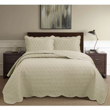 Bella Home Honey Comb 3D Çift Kişilik Yatak Örtüsü Seti (3 Parça) - 260X240 cm