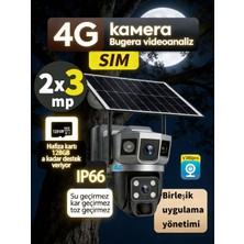 Conio Anında Alarmlı 6mp Sım Güvenlik: Dış Mekan, Mobil Ptz Kontrol, Hareket Algılama, Gece/hava Dayanıklı, Sesli