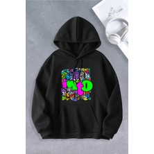 Nevermind Unisex Kadın Erkek Still Desenli Baskılı Oversize Sweatshirt 2 Iplik