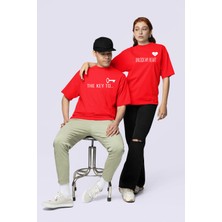 Nevermind Unisex Kadın Erkek The Key To Çift Sevgili T-Shirt 2'li Set Takım