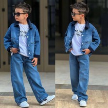 Gültekin Bebe Strong Kadife Yakalı TAKIM-132281095 - Mavi