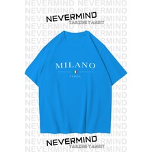 Nevermind Unisex Baskılı Oversize %100 Pamuk T-Shirt