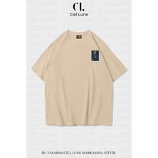 Nevermind Unisex Kadın Erkek Golden Ratio Baskılı Özel Tasarım Oversize T-Shirt