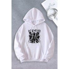 Nevermind Unisex Kadın Erkek Telepathy Baskılı Oversize Sweatshirt