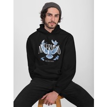 Nevermind Bird Tasarımlı Kapüşonlu Sweatshirt – Unisex Oversize Hoodie