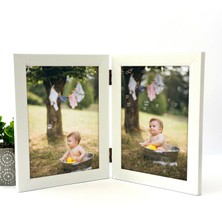DecoLife Decolıfe Menteşeli Çerçeve, Fotoğraf Çerçevesi, Anı Çerçevesi, Resim Çerçevesi, Çoklu Çerçeve 21X15