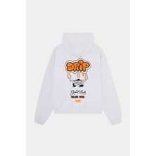 Nevermind Oversize Pamuklu Hoodie - Drip Streetwear Tasarım Sweatshirt