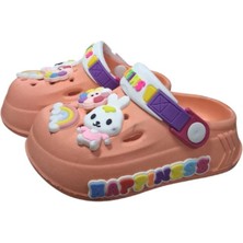 Benitto Kids Calx Kız Bebek-Çocuk Tavşan Figürlü Kaydırmaz Taban Terlik Sandalet BNT9047