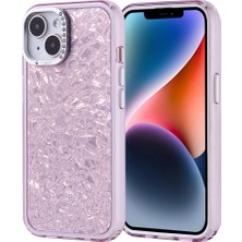 Ceponya iPhone 13 Kılıf Taşlı Işıltılı Tasarım Kamera Çıkıntılı Kapi Kapak