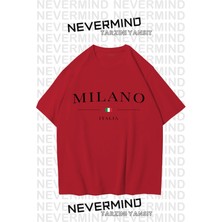 Nevermind Unisex Baskılı Oversize %100 Pamuk T-Shirt