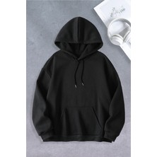 Nevermind Unisex Kadın Erkek Ciel Lune Markalı Oversize Sweatshirt 2 Iplik