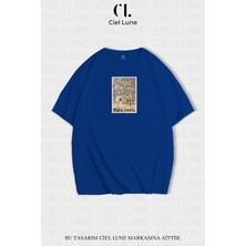 Nevermind Unisex Kadın Erkek Myra Adalia Baskılı Özel Tasarım Oversize T-Shirt