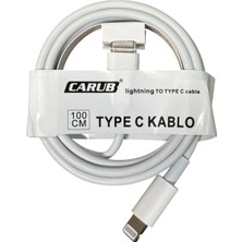 İzipec Type-C To Lightning 100 cm Şarj Kablosu 1 Adet Fiyatı (Br 590 18 85)