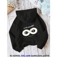 Nevermind Unisex 10 Kasım Unutmadık Baskılı Oversize Baskılı Kapşonlu Sweatshirt 3 Iplik