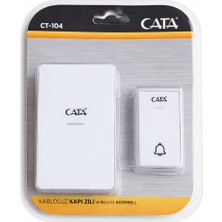 Cata Uzaktan Kumandalı Kapı Zili CT-104
