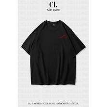 Nevermind Unisex Kadın Erkek Red Eyes Baskılı Özel Tasarım Oversize T-Shirt