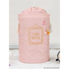 Helen's Home Oyuncak Sepeti/kirli Çamaşır Sepeti 46X31 cm Bebek Odası Düzenleyici Torbalı Sepet