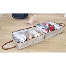 Helen's Home Derili Kulplu Seyahat Tipi Ayakkabı/ Valiz Çantası- Bej