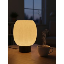 Designobee Styline -Modern Abajur ve Masa Lambası – Ambiyans Lambası, Dekoratif LED Abajur, E14 Duy