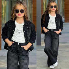 Gültekin Bebe Taşlı Kotlu Takım 5-14 YAŞ-251481100 - Siyah