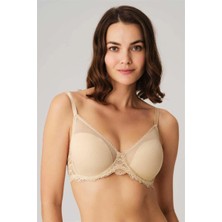 Moda Şahsenem Balenli Desteksiz Dolgusuz Toparlayıcı Dantelli Küçültücü Sütyen