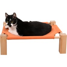 X-Perk Kedi Yatağı Hamak Çıkartılabilir Polar Yatak Hamağı Kumaşı Demonte Vidasız Montaj Küçük Irk Köpekler Için Uygun