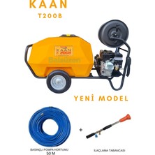 Kaan T200B Arabalı Benzinli Ilaçlama Makinası 4t 7hp 200LT