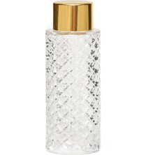 Missi Kristal Gül Serisi- Şeffaf Cam Black Vanilya Kolonya