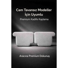 Voltrex Design Rifter-Berlingo-Proace City-Doblo-Opel Cam Tavansız Ara Bölme Demiri Kapakları 2 Adet Premium