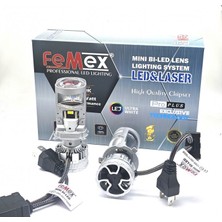 Femex Pro H4 Mini Bi-Led 50W Kendinden Mercekli