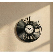 Craftverse Ordu(2.) Şehir Silüeti Plak Duvar Saati