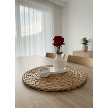 Modesta Home Modern Tepsili Dekoratif Vazo ve Mumluk Seti – Masa Üstü Ev Dekoru Set