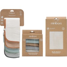 Miniboni Müslin Battaniye Uyku Seti