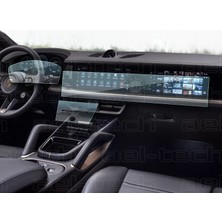 Ael-Tech Porsche Cayenne Uyumlu Dijital Gösterge ,navigasyon ve Vites Etrafı 9h Nano Ekran Koruyucu 3lü Set