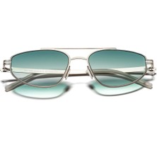 Eye Of Horus EOH5002 C2 Yeşil Degrade Ultra Hafif Metal Geometrik Unisex Güneş Gözlüğü