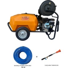 Kaan T-100B Benzinli Ilaçlama Makinesi 100 Litre 7 Hp  (Hortum ve Tabanca Dahil)