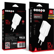 Onopo S2 12W 2.4A USB Şarj Adaptörü